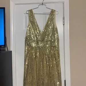 Kate Kasin bridesmaid dress gold size 16